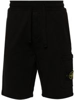 Stone Island short de sport à patch Compass - Noir - thumbnail