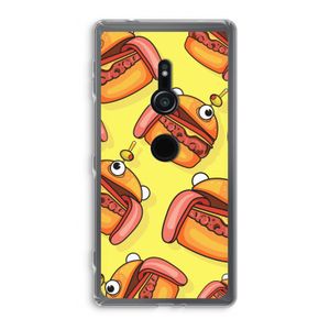 Hamburger: Sony Xperia XZ2 Transparant Hoesje