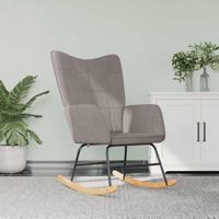 Schommelstoel stof taupe