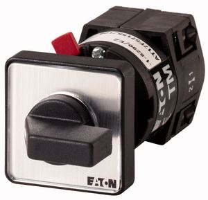 Eaton TM-1-8291/EZ elektrische schakelaar Tuimelschakelaar 2P Zwart, Wit