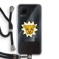 Kleine leeuw: Huawei P40 Lite Transparant Hoesje met koord