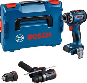 Bosch Blauw GSR 18V-90 FC Accuboormachine 18V | Zonder accu's en lader L-Boxx + GFA 18-M  en GFA 18-H - 06019K6204