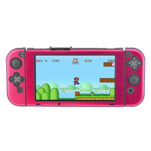 Aluminium Case Cover voor Switch Console en Joy Cons - Beschermhoes Roze