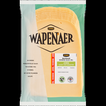 Wapenaer Goudse Kaas Jong 48+ Voordeelverpakking Plakken ca. 350 g bij Jumbo