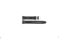 Horlogeband Universeel 516431.91.17.C Leder Zwart 17mm