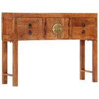 Wandtafel 120x32x80 cm massief ruw acaciahout Wandtafel 120x32x80 cm massief ruw acaciahout