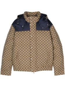 Gucci GG canvas padded jacket - Tons neutres