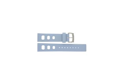 Horlogeband Zodiac ZO2230 / ZO2237 Rubber Lichtblauw 20mm