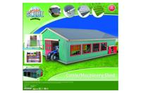Kids Globe loopstal met berging en weiland 1:32 75x61x29cm Kids Globe loopstal met berging en weiland 1:32 75x61x29cm