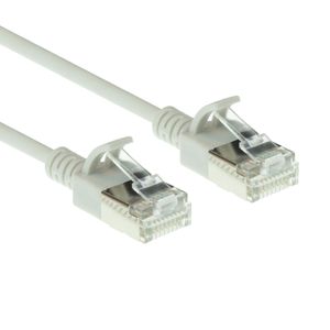 ACT DC7010 LSZH U/FTP CAT6A Datacenter Slimline Patchkabel Snagless | RJ45 Connectoren | Grijs | 10 meter