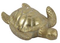 Schildpad Luuk L goud - L27B21,5H8,5CM