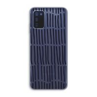 Moroccan stripes: Samsung Galaxy A03s Transparant Hoesje