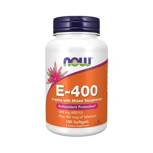 Vitamine E 400IU Mixed Tocopherols with Selenium 100softgels