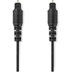 Optische Audiokabel | TosLink Male | TosLink Male | 3.00 m | Rond | PVC | Zwart | Label