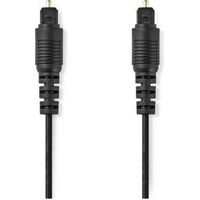 Optische Audiokabel | TosLink Male | TosLink Male | 3.00 m | Rond | PVC | Zwart | Label