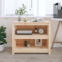 Boekenkast 80x35x68 cm massief grenenhout