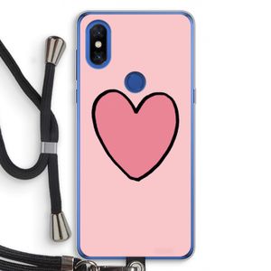 Hartje: Xiaomi Mi Mix 3 Transparant Hoesje met koord