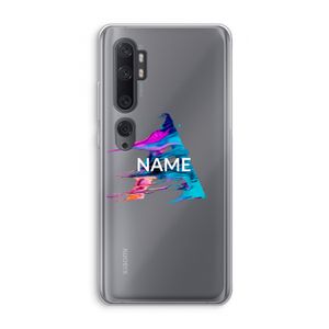 Abstract Spectrum: Xiaomi Mi Note 10 Transparant Hoesje