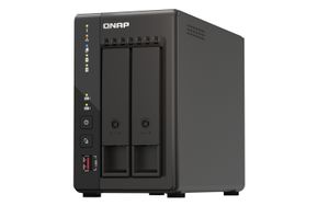 QNAP TS-253E NAS Tower Ethernet LAN Zwart J6412