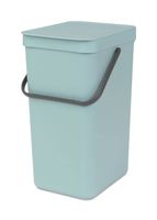 Brabantia Sort & Go afvalemmer 16 liter mint