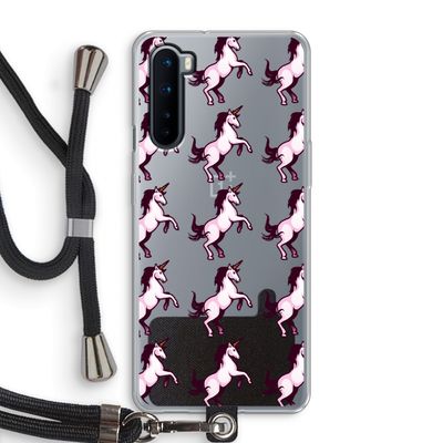 Musketon Unicorn: OnePlus Nord Transparant Hoesje met koord