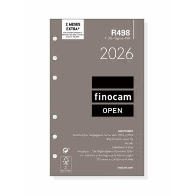 Boekhoudkundige verwerking van openbaarmakingen Finocam OPEN R498 2026 9,1 x 15,2 cm