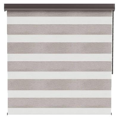 Leen Bakker - Fenstr Duo Rolgordijn Florence Verduisterend - (30010) - Polyester - Taupe - 120x10x10 Cm