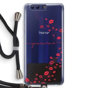 Kusjes: Honor 9 Transparant Hoesje met koord