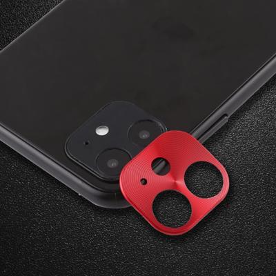 Voor iPhone 11 Achtercamera lens beschermende film kleine witte doos (rood)