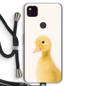 Duke: Pixel 4a 5G Transparant Hoesje met koord