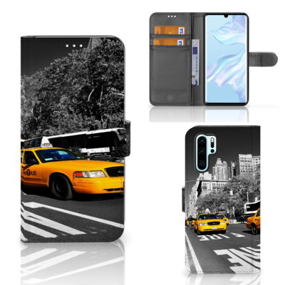 Huawei P30 Pro | Flip Cover | New York Taxi
