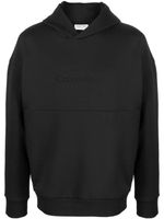 Calvin Klein hoodie à logo embossé - Noir