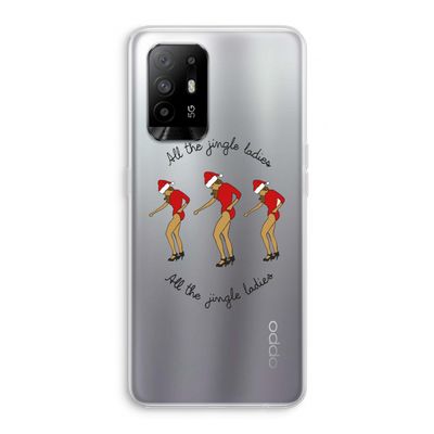 Jingle Ladies: Oppo A94 5G Transparant Hoesje