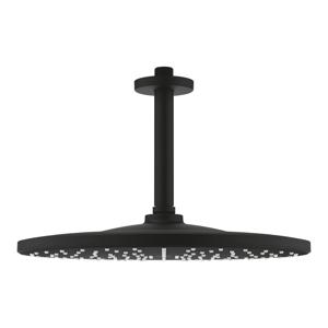 Grohe Rainshower hoofddouche met plafondarm phantom black - zwart mat