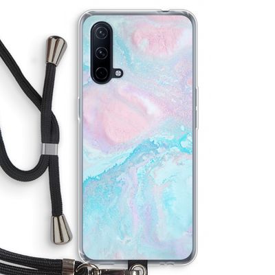 Fantasie pastel: OnePlus Nord CE 5G Transparant Hoesje met koord