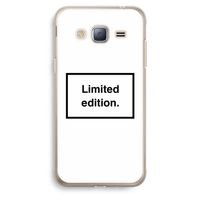 Limited edition: Samsung Galaxy J3 (2016) Transparant Hoesje