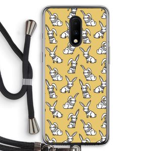 Haas: OnePlus 7 Transparant Hoesje met koord