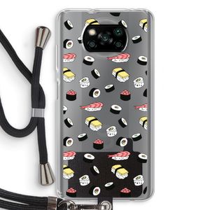 Sushi time: Xiaomi Poco X3 Pro Transparant Hoesje met koord