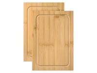 SILVERCREST Bamboe snijplank (kleine set van 2)