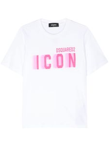 DSQUARED2 t-shirt Blur en coton - Blanc