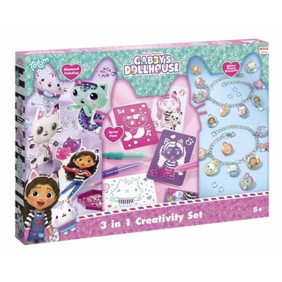 Totum Gabby's Poppenhuis 3-in-1 knutselset