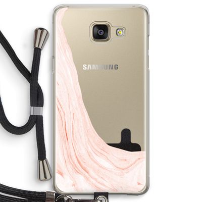 Peach bath: Samsung Galaxy A5 (2016) Transparant Hoesje met koord