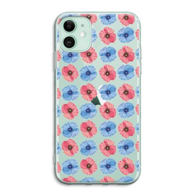 Klaproosjes: iPhone 11 Transparant Hoesje
