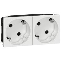 Legrand 077253 Contactdoos Mosaic Wit 1 stuk(s)