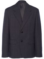 Prada blazer à carreaux Prince de Galles - Gris