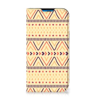 iPhone 14 Pro | Hoesje met Magneet | Aztec Yellow