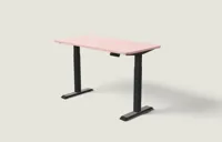 Desktronic HomeOne bureau Zwart / Zachtroze / 140x70 cm