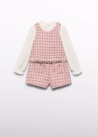 Abel & Lula winter bermuda-set meisjes - roze