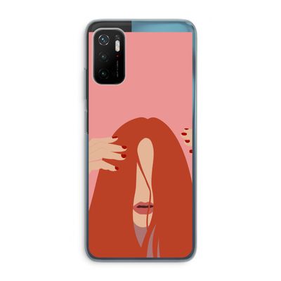 Woke up like this: Xiaomi Poco M3 Pro 5G Transparant Hoesje