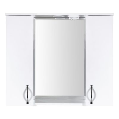 Spiegelkast BWS Aleco 80 cm incl. Verlichting Wit